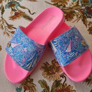 Lilly Pulitzer Cabana Slides Women Size 8 M